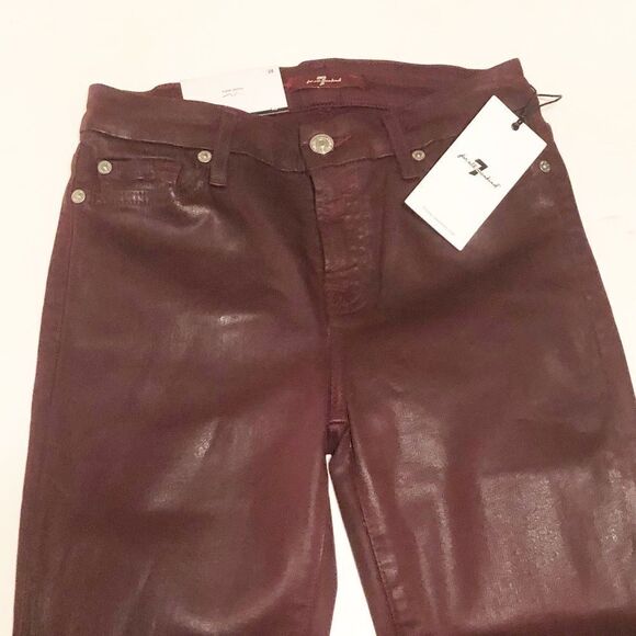 7FAM Super Skinny Coated Ankle Jeans - Picture 2 of 7